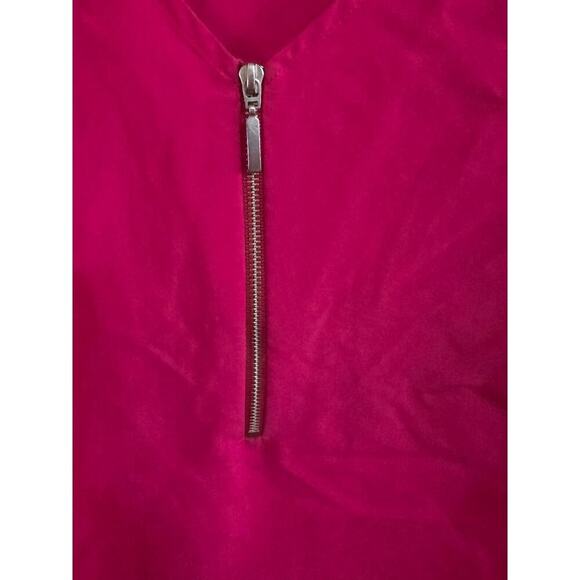 Women's Express Red Zip Front Blouse – Size Small - Picture 4 of 5